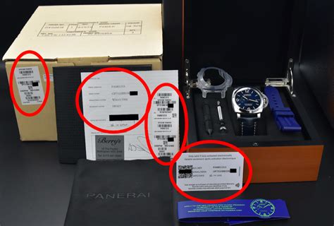 panerai serial number check|pam guard warranty code.